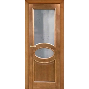 Дверь межкомнатная "М26" ПО (Орех светлый)