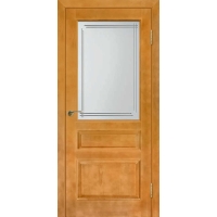Дверь межкомнатная "М5" ПО Орех светлый (тон 10%)