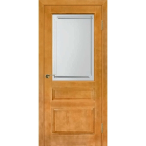 Дверь межкомнатная "М5" ПО Орех светлый (тон 10%)