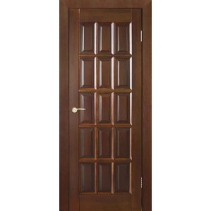Дверь межкомнатная "М6" ПГ (Орех темный)