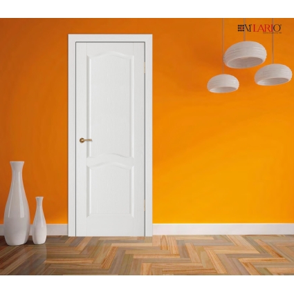 Дверь межкомнатная Франческо ДГ (Тон 37 Белый RIF-массив)