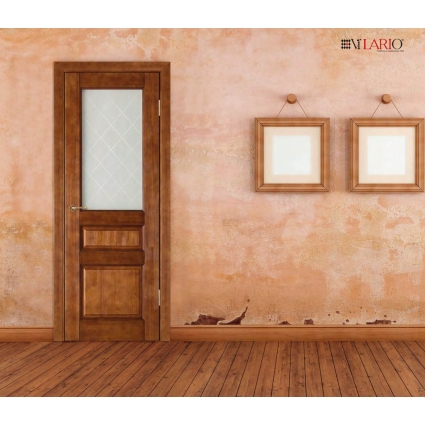 Дверь межкомнатная Леонардо ПГ (Белый RIF-массив)