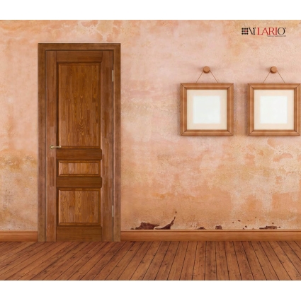 Дверь межкомнатная Леонардо ДГ (Тон 26 Орех RIF-массив)