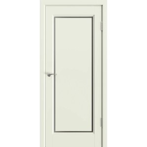 Дверь межкомнатная Аура 1 Парящая филенка, Ольха (Тон 65 Белый теплый)