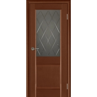 Дверь межкомнатная Элегия ДО, Ольха (Тон 54 Бренди)