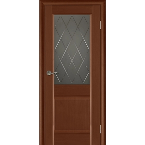 Дверь межкомнатная Элегия ДО, Ольха (Тон 54 Бренди)