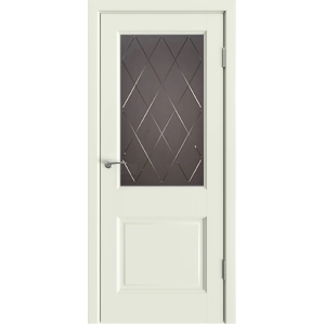 Дверь межкомнатная Элегия ДО, Ольха (Тон 65 Белый теплый)