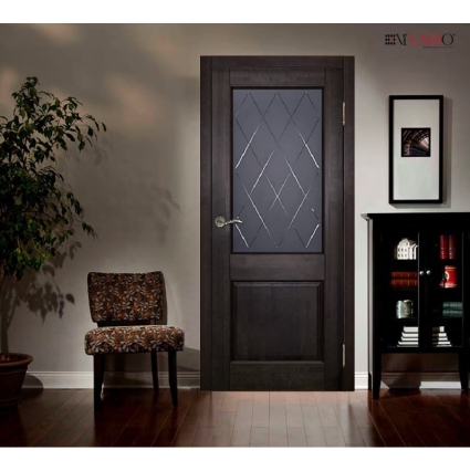 Дверь межкомнатная Элегия ДО, Ольха (Тон 52 Венге)