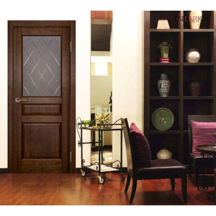 Дверь межкомнатная Валенсия ДГ, Ольха (Тон 65 Белый теплый)