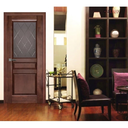 Дверь межкомнатная Валенсия ДО, Ольха (Тон 54 Бренди)