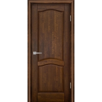 Дверь межкомнатная Лео ДГ, Ольха (Тон 57 Античный орех)