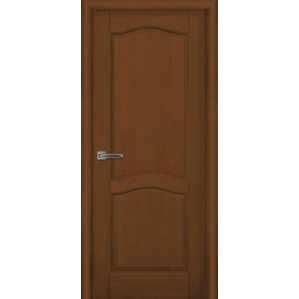 Дверь межкомнатная Лео ДГ, Ольха (Тон 54 Бренди)