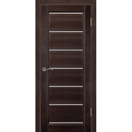 Дверь межкомнатная Премьер плюс ДЧ, Ольха (Тон 52 Венге)