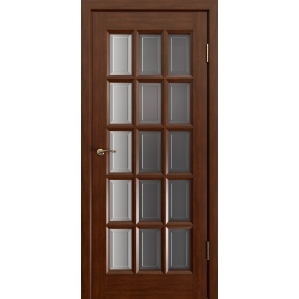 Дверь межкомнатная Шарден ДО фацет, Ольха (Тон 54 Бренди)