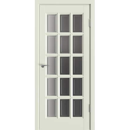 Дверь межкомнатная Шарден ДО фацет, Ольха (Тон 65 Белый теплый)