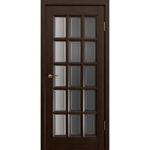 Дверь межкомнатная Шарден ДО фацет, Ольха (Тон 52 Венге)