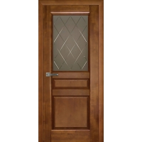 Дверь межкомнатная Валенсия ДО, Ольха (Тон 74 Дикий мед)