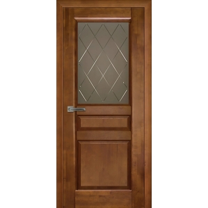 Дверь межкомнатная Валенсия ДО, Ольха (Тон 74 Дикий мед)