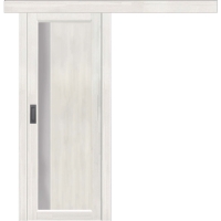 Дверь межкомнатная раздвижная Вега 6М ДЧ (Тон 53 Белый воск)