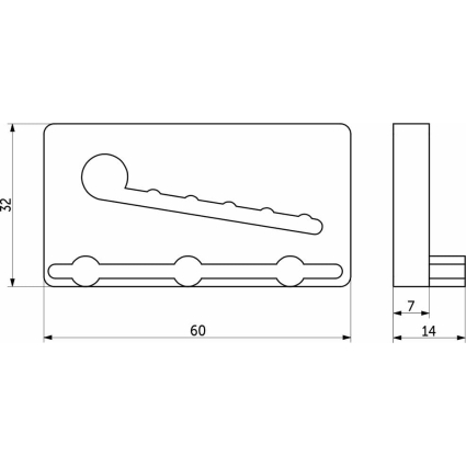 Крепления для накладной мойки/ Пластик (код 49398) Крепления для накладной мойки/ Пластик (код 49398)