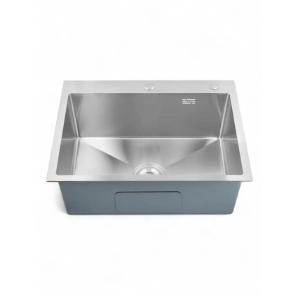 Мойка кухонная DIADONNA S6050-1 Декор Соты (сатин SATIN DECOR)