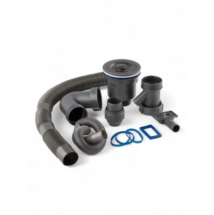 Мойка кухонная DIADONNA S6050B-1 Декор Соты (Графит NANO BLACK)