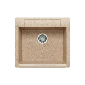 Мойка кухонная POLYGRAN ARGO 560 (песочный №302)