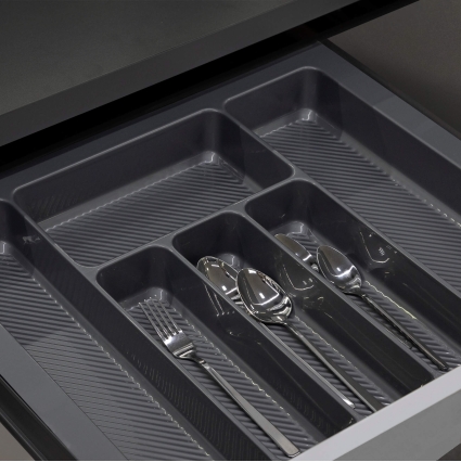 Вкладыш шуфлядный для столовых приборов 700 (640х430 мм, Серый) Вкладыш шуфлядный для столовых приборов 700 (640х430 мм, Серый)