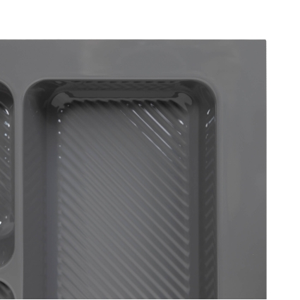 Вкладыш шуфлядный для столовых приборов 700 (640х430 мм, Серый) Вкладыш шуфлядный для столовых приборов 700 (640х430 мм, Серый)