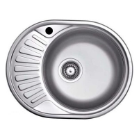 Мойка кухонная КромРус ЕС 257 (570х450/ чаша справа) Мойка кухонная КромРус ЕС 257 (570х450/ чаша справа)