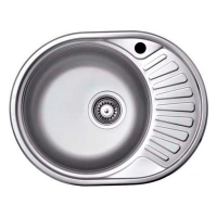 Мойка кухонная КромРус ЕС 257 (570х450/ чаша слева) Мойка кухонная КромРус ЕС 257 (570х450/ чаша слева)