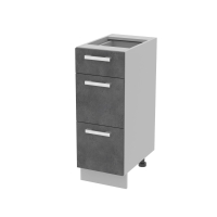 Шкаф нижний Компо НШ30рш3 (1м+2б) (Бетон портленд)