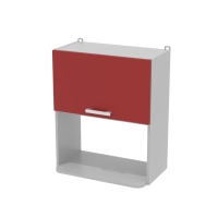 Шкаф верхний под микроволновку Компо ВШ60-720-1дг М.П (Красный)