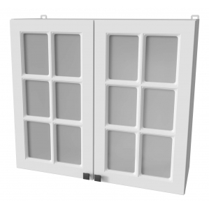 Шкаф верхний Деко Soft-touch ВШ80ст-720-2дв (Белый)