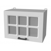 Шкаф верхний под вытяжку Деко Soft-touch ВШГ50ст-360 (Белый)