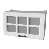 Шкаф верхний под вытяжку Деко Soft-touch ВШГ60ст-360 (Белый)