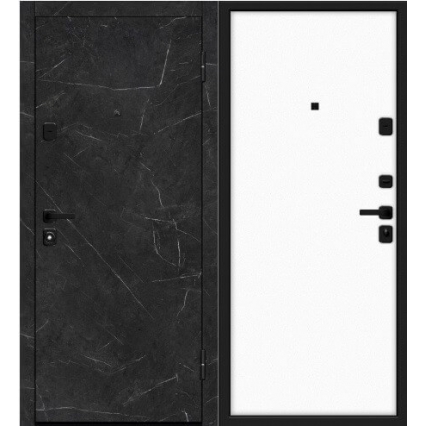 Входная дверь Техно М11 (Бетон MI-33/ Белая эмаль)