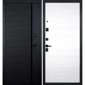 Входная дверь ГРАНИТ Пиано-21 (ПВХ Белый)