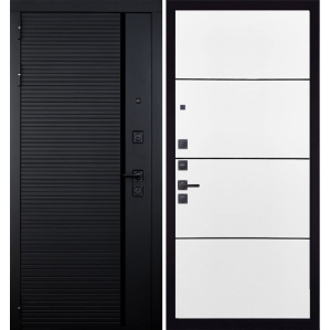 Входная дверь ГРАНИТ Пиано-79 (ПВХ Белый, молдинги) Входная дверь ГРАНИТ Пиано-79 (ПВХ Белый, молдинги)