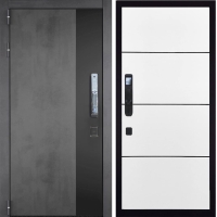 Входная дверь ГРАНИТ Роял СМАРТ-79 (ПВХ Белый, молдинги) Входная дверь ГРАНИТ Роял СМАРТ-79 (ПВХ Белый, молдинги)