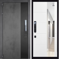 Входная дверь ГРАНИТ Роял СМАРТ-83 Зеркало (ПВХ Белый) Входная дверь ГРАНИТ Роял СМАРТ-83 Зеркало (ПВХ Белый)