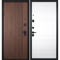 Входная дверь ГРАНИТ Шторм-21 (ПВХ Белый, Полосы) Входная дверь ГРАНИТ Шторм-21 (ПВХ Белый, Полосы)