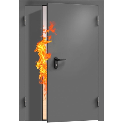 Дверь противопожарная МП-3 Внутренняя, EI-30 (ДП-2-С-Г-2п(л)-Рп-пл-21-13)