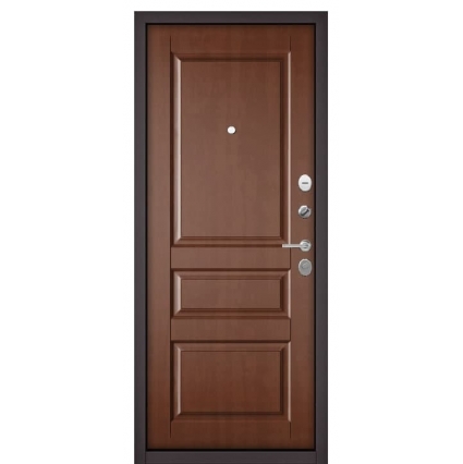 Входная дверь Family ECO-РР-9 (Ларче шоколад/ Дуб золотой)