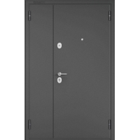 Входная дверь двустворчатая Мега MASS MM-3 (Букле графит)