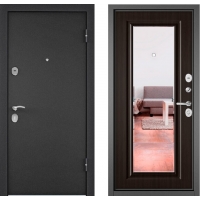 Входная дверь Х5 МР-11 (Темно-серый букле  графит/ Лиственница темная)