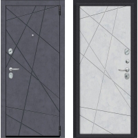 Входная дверь Прайм-R 15.15 (Graphite Art/ Snow Art)