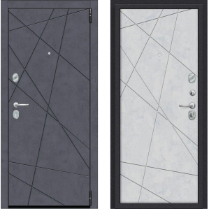 Входная дверь Прайм-R 15.15 (Graphite Art/ Snow Art)