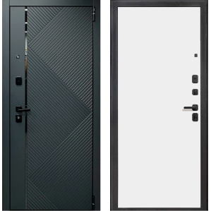 Входная дверь Прайм-R 87.50.1 (Graphite Pro/ Super White)
