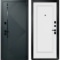 Входная дверь Прайм-R 87.П1 (Graphite Pro/ Alaska)